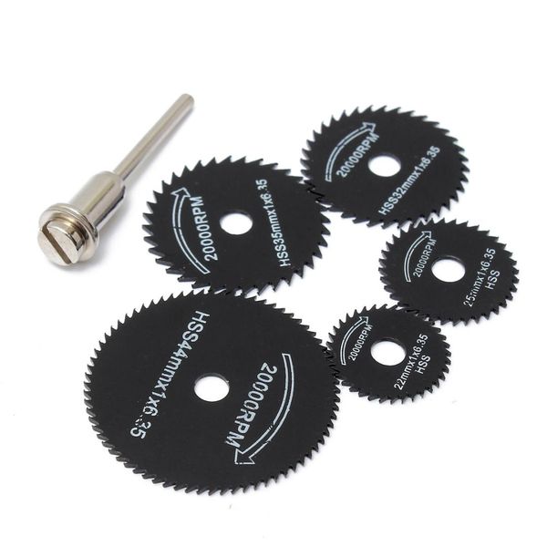 6pcs mini hss circular saw blade rotary tool for dremel metal cutter power tool wood cutting discs drill mandrel cutoff 22-44mm
6pcs mini hss circular saw blade rotary tool for dremel metal cutter power tool wood cutting discs drill mandrel cutoff 22-44mm