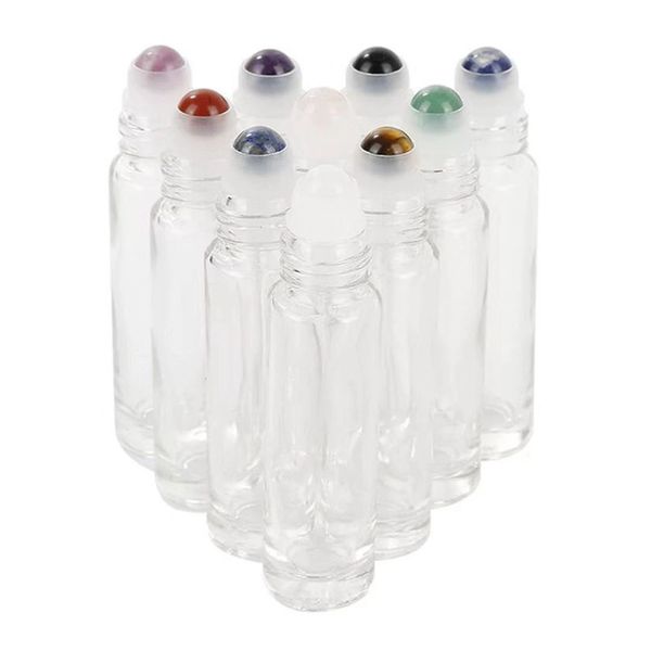 Luxury crystal gemstone roller ball bottle 100pcs/color, 5ml 10ml clear amber blue glass essential oil perfume roll on bottle hotting sale
Luxury crystal gemstone roller ball bottle 100pcs/color, 5ml 10ml clear amber blue glass essential oil perfume roll on bottle hotting sale