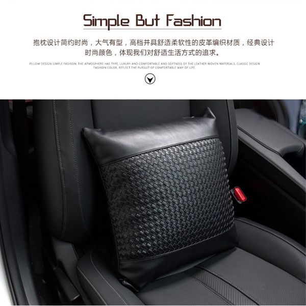 brand genuine leather handwoven headrest universal comfortable healthy breathable pillow providing quality assurance for car
brand genuine leather handwoven headrest universal comfortable healthy breathable pillow providing quality assurance for car