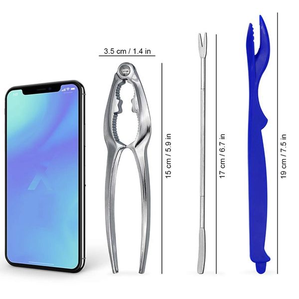 14 pieces of seafood tool set crab feast walnut clip set bottle opener shellfish kitchen cutlery accessories (6 forks + 2 crab
14 pieces of seafood tool set crab feast walnut clip set bottle opener shellfish kitchen cutlery accessories (6 forks + 2 crab