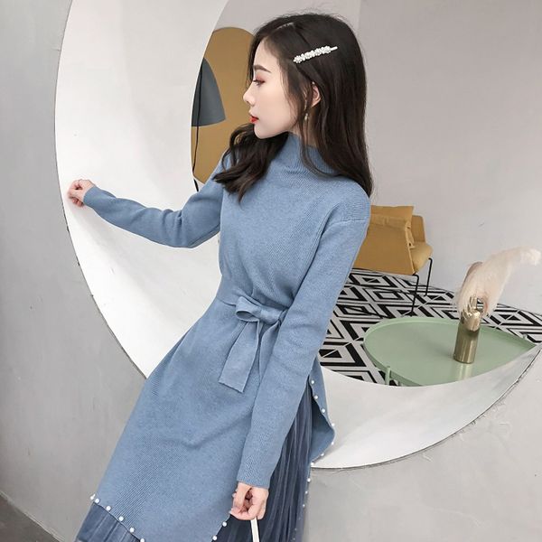 knitted long sweater women winter a-line plus size elegant solid high waist mujer autumn winter 2019 two piece set, White;black
knitted long sweater women winter a-line plus size elegant solid high waist mujer autumn winter 2019 two piece set, White;black