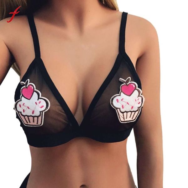 women crop bralette cute lingerie bandage appliques lace bralette lace tank sheer camisole underwear, Black;white
women crop bralette cute lingerie bandage appliques lace bralette lace tank sheer camisole underwear, Black;white