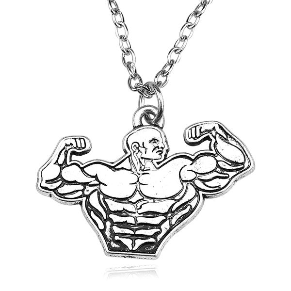 steampunk vintage muscular male pendant silver sport fitness teacher statement necklace for men gifts jewelry collares
steampunk vintage muscular male pendant silver sport fitness teacher statement necklace for men gifts jewelry collares