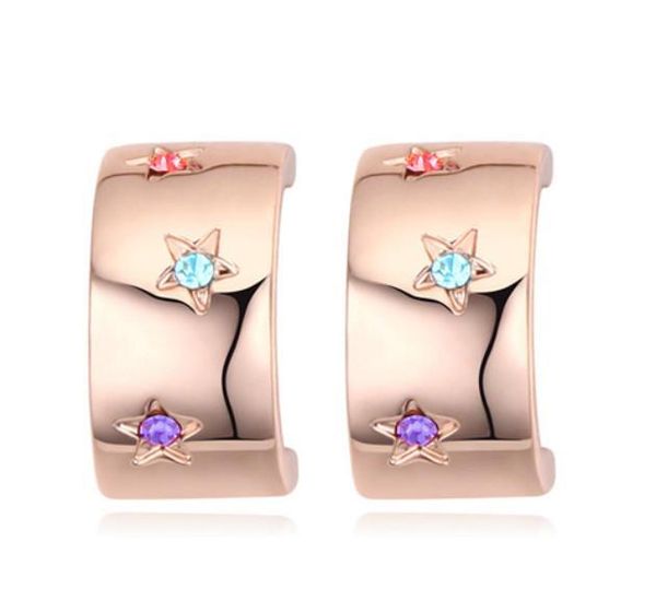 earrings stud wholesale brand new fashion luxury 18k gold plated geometric earrings jewelry crystal star earrings ler014, Golden;silver
earrings stud wholesale brand new fashion luxury 18k gold plated geometric earrings jewelry crystal star earrings ler014, Golden;silver
