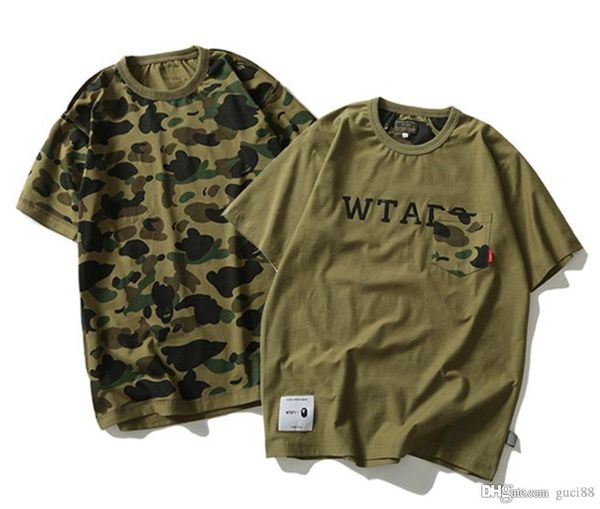 2018 new spring summer ape tshirts joint venture double sided wear camouflage t-shirt off men's casual loose short sleeves white cheap
2018 new spring summer ape tshirts joint venture double sided wear camouflage t-shirt off men's casual loose short sleeves white cheap