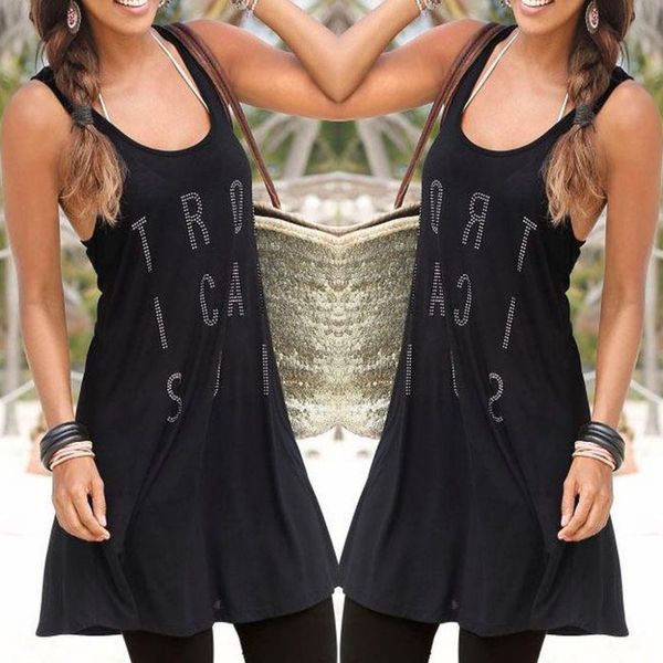 dress women 2019 new arrival womens casual bohemian sleeveless letter party beach holiday above knee dresses summer vestidos, Black;gray
dress women 2019 new arrival womens casual bohemian sleeveless letter party beach holiday above knee dresses summer vestidos, Black;gray