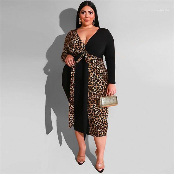 plus size designer maxi dresses v neck leopard print long sleeve bodycon fashion female clothing womens, Black;gray
plus size designer maxi dresses v neck leopard print long sleeve bodycon fashion female clothing womens, Black;gray
