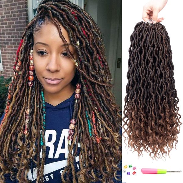 богиня faux locs вязание крючком косы предварительно петельные вязание крючком волосы волнистое тело вьющиеся концы наращивание синтетическо, Black
богиня faux locs вязание крючком косы предварительно петельные вязание крючком волосы волнистое тело вьющиеся концы наращивание синтетическо, Black