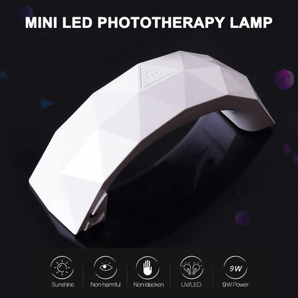 portable rainbow shape mini usb 9w nail dryer led uv lamp ptherapy machine curing gel dual light source manicure tools
portable rainbow shape mini usb 9w nail dryer led uv lamp ptherapy machine curing gel dual light source manicure tools