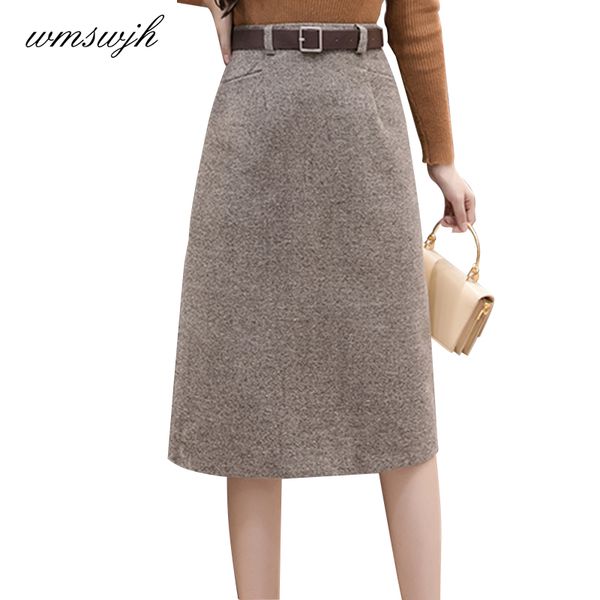 2019 winter new arrival high waist retro style elegant work business office lady a-line skirts women fashion woolen skirt, Black
2019 winter new arrival high waist retro style elegant work business office lady a-line skirts women fashion woolen skirt, Black