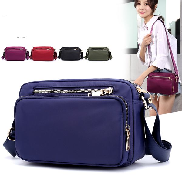 women fashion solid color zipper waterproof nylon shoulder bag female crossbody bag ladies bolsa waterproof travel messenger
women fashion solid color zipper waterproof nylon shoulder bag female crossbody bag ladies bolsa waterproof travel messenger
