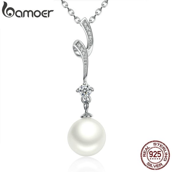 bamoer 100% 925 sterling silver shell pearl wave chain long pendant necklaces wedding jewelry necklace accessories scn048 t190627
bamoer 100% 925 sterling silver shell pearl wave chain long pendant necklaces wedding jewelry necklace accessories scn048 t190627
