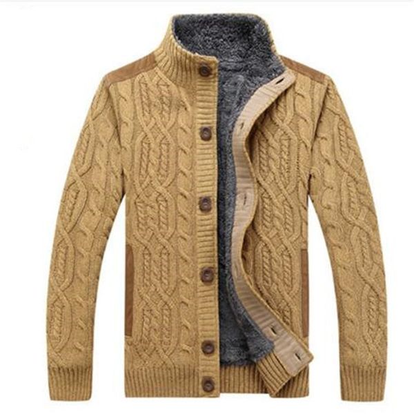 men's sweaters winter warm thick velvet sweatercoat single-breasted casual cardigan men sweaters pattern knitwear 3xl, White;black
men's sweaters winter warm thick velvet sweatercoat single-breasted casual cardigan men sweaters pattern knitwear 3xl, White;black