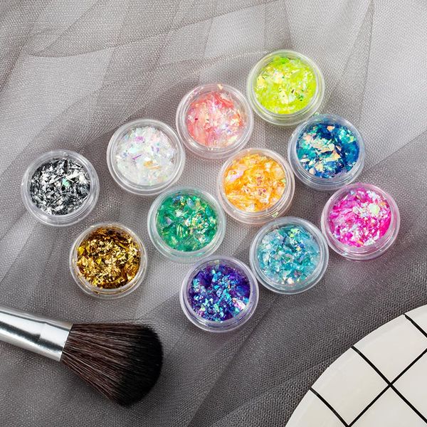 1 box gold silver irregular aluminum foil paper nail decorative nail art sticker 3d glitter diy manicure uv gel polish, Black
1 box gold silver irregular aluminum foil paper nail decorative nail art sticker 3d glitter diy manicure uv gel polish, Black
