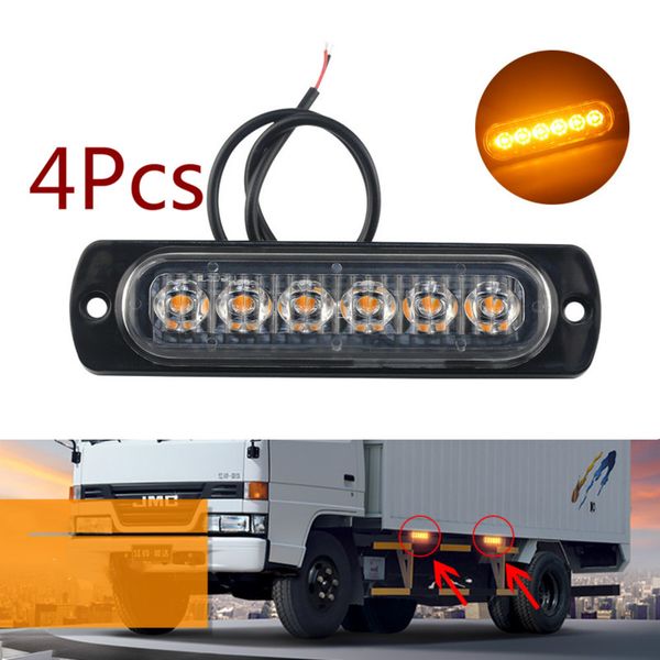 truck pickup side ultra-thin 6led signal warning decoration turn signal 12v-24v 
truck pickup side ultra-thin 6led signal warning decoration turn signal 12v-24v