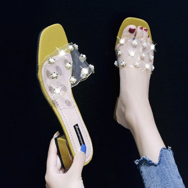 slippers women summer shoes pantofle med slides transparent heel fashion loafers low soft 2020 hoof heels rubber rome pu, Black
slippers women summer shoes pantofle med slides transparent heel fashion loafers low soft 2020 hoof heels rubber rome pu, Black