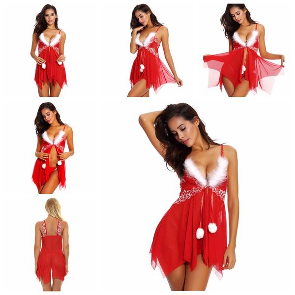 christmas sleepwear lingerie for women lace babydoll chemise v neck mesh red sleepwear women onesies pajamas bodystocking, Red;black
christmas sleepwear lingerie for women lace babydoll chemise v neck mesh red sleepwear women onesies pajamas bodystocking, Red;black