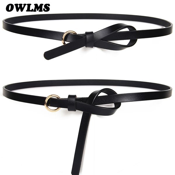 simple thin genuine leather belts women jeans cinturones mujer 2020 designer leisure slimming female belt, Black;brown 
simple thin genuine leather belts women jeans cinturones mujer 2020 designer leisure slimming female belt, Black;brown