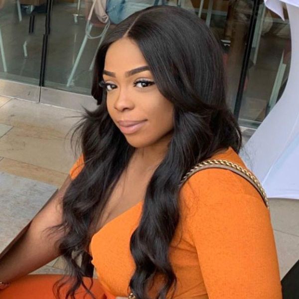 brazilian loose wave lace front wig pre plucked with baby hair 150% density natural color inches virgin human hair wigs, Black
brazilian loose wave lace front wig pre plucked with baby hair 150% density natural color inches virgin human hair wigs, Black