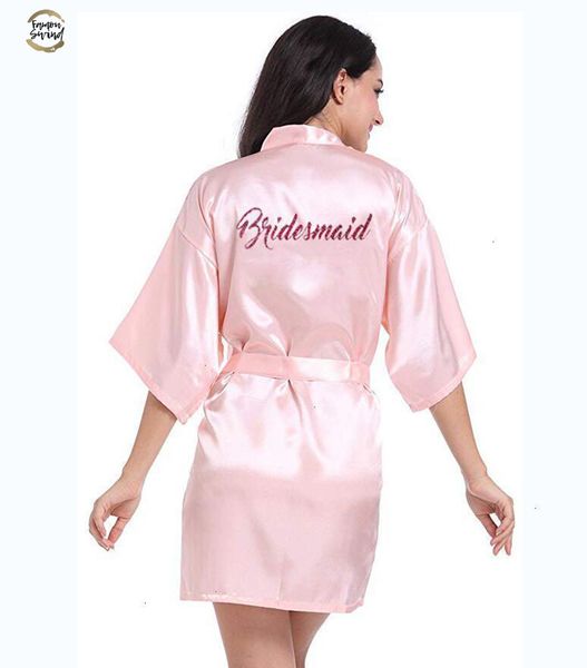robe personalised with pink glitter women bride robe silk kimono bridesmaid bath satin female robe, Black;red
robe personalised with pink glitter women bride robe silk kimono bridesmaid bath satin female robe, Black;red