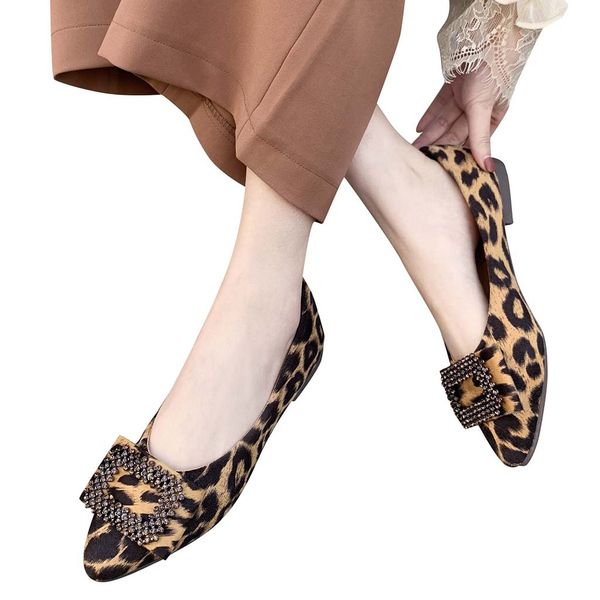 womens flat shoes cover heel round toe casual women's shoes four seasons leopard shallow mouth casual rhineston, Black
womens flat shoes cover heel round toe casual women's shoes four seasons leopard shallow mouth casual rhineston, Black