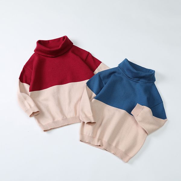 2019 new style autumn and winter children's sweater big boy high collar sweater pure cotton off-shoulder mixed colors men and wo, White
2019 new style autumn and winter children's sweater big boy high collar sweater pure cotton off-shoulder mixed colors men and wo, White