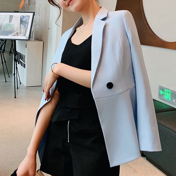 hee grand women blazers ladies slim business casual suit 2019 new fashion female solid notched single button suit blazers wwx488, White;black
hee grand women blazers ladies slim business casual suit 2019 new fashion female solid notched single button suit blazers wwx488, White;black