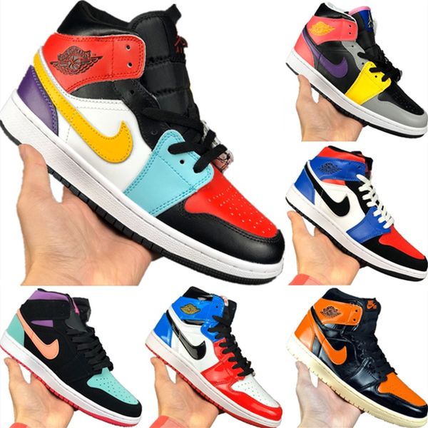2019 1s бред кожа сплайсинга high top скейтборд тапки оригиналы 1-ог середины разводят буфера резиновые спортивная обувь, Black
2019 1s бред кожа сплайсинга high top скейтборд тапки оригиналы 1-ог середины разводят буфера резиновые спортивная обувь, Black