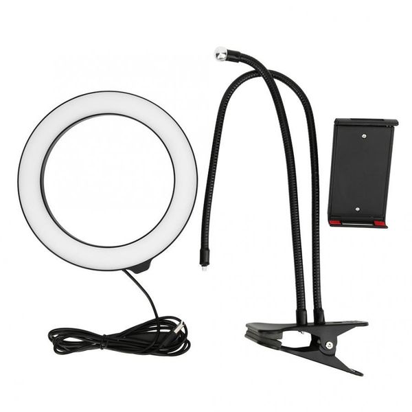 universal adjustable selfie ring light fill lights with support bracket phone clip for live broadcast
universal adjustable selfie ring light fill lights with support bracket phone clip for live broadcast