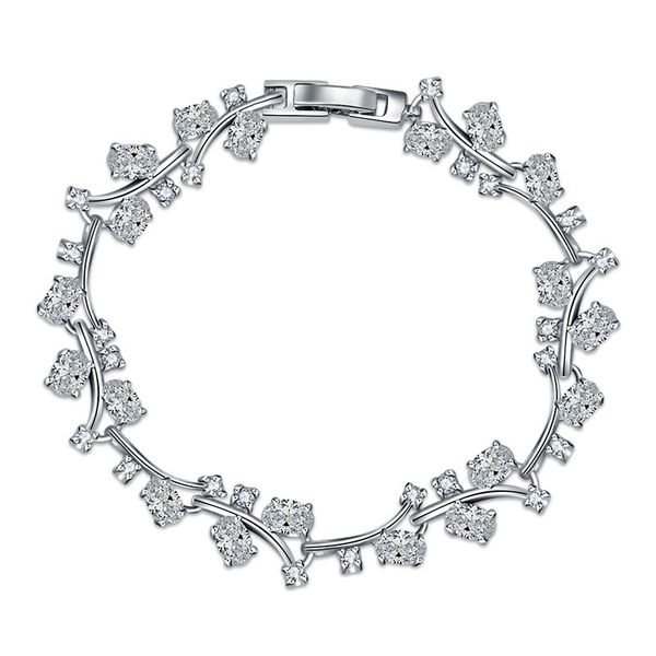 luckyshine 6 pcs holiday gift pure handmade white blue pink cubic zirconia platinum plated flowers for women silver chian bracelets bangles, Golden;silver
luckyshine 6 pcs holiday gift pure handmade white blue pink cubic zirconia platinum plated flowers for women silver chian bracelets bangles, Golden;silver
