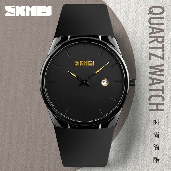 skmei men watch simple style quartz wristwatch women waterproof clock man fashion pu strap watch relogio masculino 1509, Slivery;brown
skmei men watch simple style quartz wristwatch women waterproof clock man fashion pu strap watch relogio masculino 1509, Slivery;brown