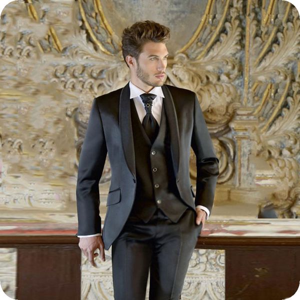italian black wool blend men suits latest coat pants designs groom wedding tuxedos custom made man blazer jacket 3piece terno masculino, Black;gray
italian black wool blend men suits latest coat pants designs groom wedding tuxedos custom made man blazer jacket 3piece terno masculino, Black;gray