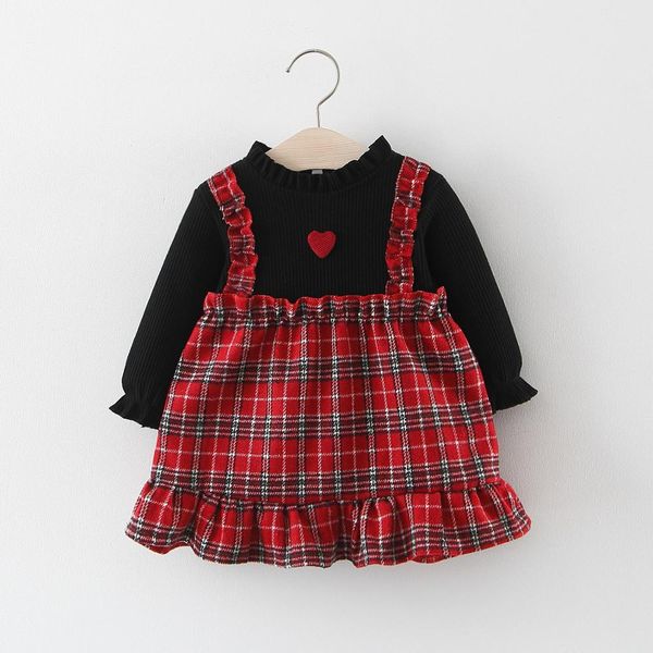 girls spring and autumn new chequered dresses loving pattern long sleeve chequered dress 0-4 years old, Red;yellow
girls spring and autumn new chequered dresses loving pattern long sleeve chequered dress 0-4 years old, Red;yellow