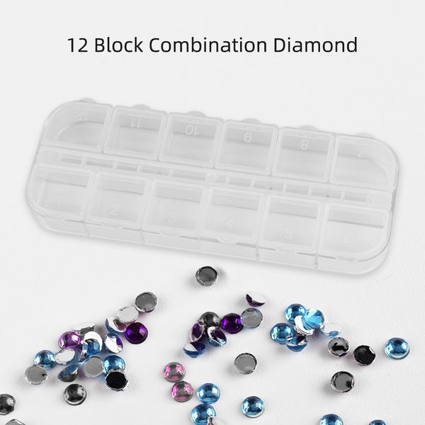 nail art storage case rhinestones gems accessories clear plastic empty container for rhinestones beads organizer box, Silver
nail art storage case rhinestones gems accessories clear plastic empty container for rhinestones beads organizer box, Silver