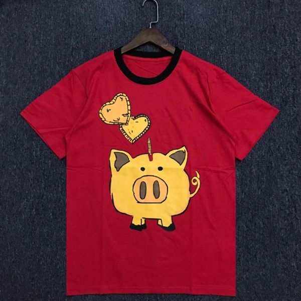summer fashion new mens designer t shirt men women cotton short sleeves couples pig print t shirt size s-2xl, White;black
summer fashion new mens designer t shirt men women cotton short sleeves couples pig print t shirt size s-2xl, White;black