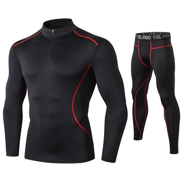 men 2 pcs fitness suit running set quick dry gym sportswear long sleeve t shirt legging pants tracksuit men sports suits, Black;blue
men 2 pcs fitness suit running set quick dry gym sportswear long sleeve t shirt legging pants tracksuit men sports suits, Black;blue