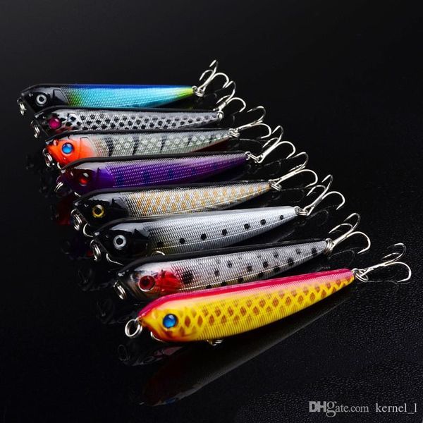 mixed 8 color 9cm 8.43g pencil hard baits & lures 6# hook fishing hooks fishhooks artificial plastic bait fishing accessories
mixed 8 color 9cm 8.43g pencil hard baits & lures 6# hook fishing hooks fishhooks artificial plastic bait fishing accessories