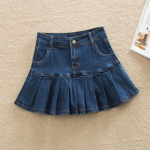 women summer denim shorts mini skirts ruffles pleated skirt jeans skirt faldas largas mujer modis jupe, Black
women summer denim shorts mini skirts ruffles pleated skirt jeans skirt faldas largas mujer modis jupe, Black