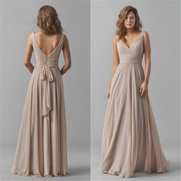 2020 vintage bridesmaid dresses v-neck wedding party dress pleat chiffon sleeveless prom bridesmaid dresses for women, White;pink
2020 vintage bridesmaid dresses v-neck wedding party dress pleat chiffon sleeveless prom bridesmaid dresses for women, White;pink