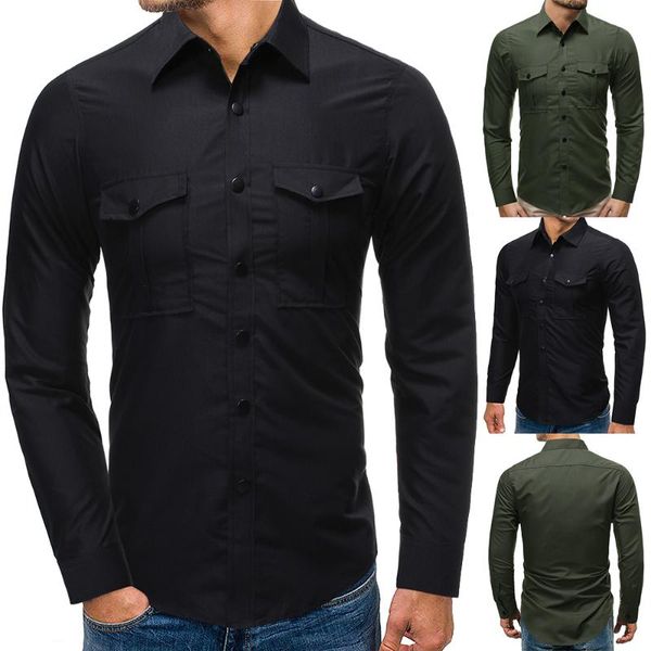 isurvivor2020 men's shirts in the third quarter of the formal slim long-sleeved casual button anti-wrinkle shirt fashion simple, White;black
isurvivor2020 men's shirts in the third quarter of the formal slim long-sleeved casual button anti-wrinkle shirt fashion simple, White;black