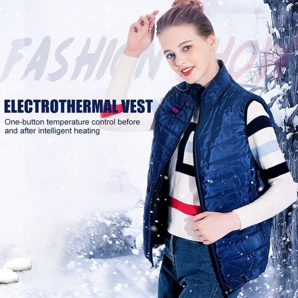 women electric waistcoat outdoor equipment usb electric heating and warm down jacket charging and heating cotton clothes, Gray;blue
women electric waistcoat outdoor equipment usb electric heating and warm down jacket charging and heating cotton clothes, Gray;blue