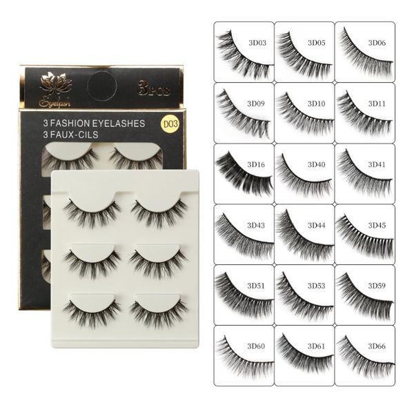 magefy 3 pairs mink eyelashes natural false eyelashes 3d mink lashes makeup soft fake eyelash extension hand made eye lashes
magefy 3 pairs mink eyelashes natural false eyelashes 3d mink lashes makeup soft fake eyelash extension hand made eye lashes