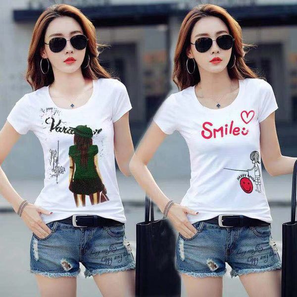 short-sleeved t-shirt women 2020 female t shirt plus size letter print tees students girls t shirts l xl white
short-sleeved t-shirt women 2020 female t shirt plus size letter print tees students girls t shirts l xl white