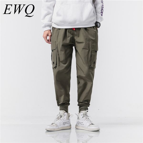 ewq / can ship men's wear 2020 spring fashion new elastic bottoms trousers men high street trend sweatpatns with pockets 9y814, Black
ewq / can ship men's wear 2020 spring fashion new elastic bottoms trousers men high street trend sweatpatns with pockets 9y814, Black