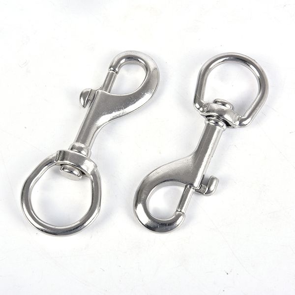 65mm/70mm/80mm/90mm/100mm/120mm Stainless Steel Bolt Snap Hook Clip Diving Singel Hook Bcd Accessories Tools