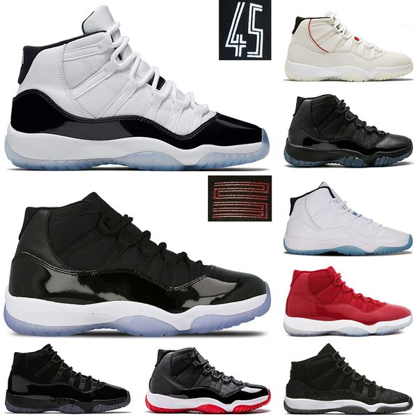 concord 11 11s number 45 men basketball shoes bred platinum tint cool grey georgetown gamma blue navy gum prom night sports sneakers
concord 11 11s number 45 men basketball shoes bred platinum tint cool grey georgetown gamma blue navy gum prom night sports sneakers