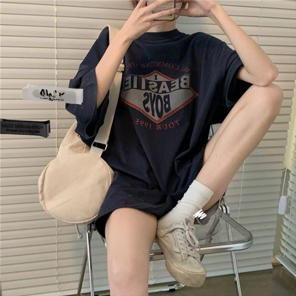 ins super fire 2020 loose all-match slim front and rear printed harajuku style t-shirt t-shirt women's summer, White
ins super fire 2020 loose all-match slim front and rear printed harajuku style t-shirt t-shirt women's summer, White