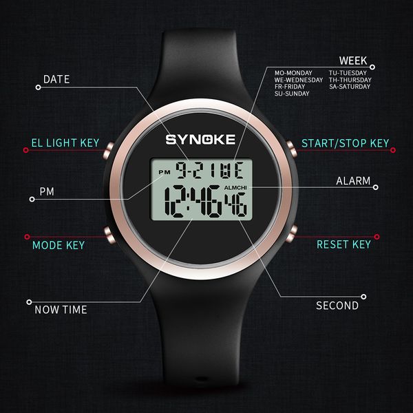 fashion pink black student sports watches digital watch 50m waterproof watch chronograph led men women, Slivery;brown
fashion pink black student sports watches digital watch 50m waterproof watch chronograph led men women, Slivery;brown