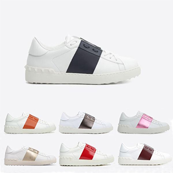 luxury designer open comfort casual shoes women men brand rivets flats weaving leather patchwork studded skateboarding tennis trainers shoes, Black
luxury designer open comfort casual shoes women men brand rivets flats weaving leather patchwork studded skateboarding tennis trainers shoes, Black