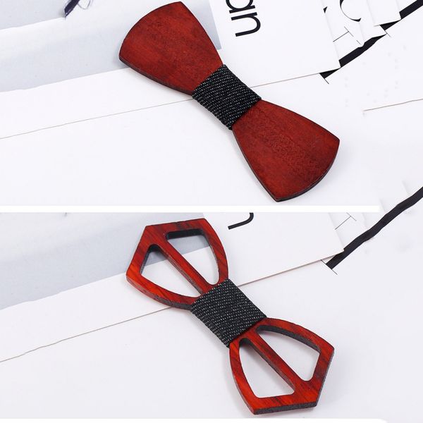 red wood bow tie for men's suit groom wedding party gentleman formal wear business cravat tie clothing accessories 2018 v011, Black;blue
red wood bow tie for men's suit groom wedding party gentleman formal wear business cravat tie clothing accessories 2018 v011, Black;blue